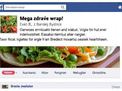 Screenshot príspevku z Facebook skupiny HemaSpark s receptom na zdravé jedlo.